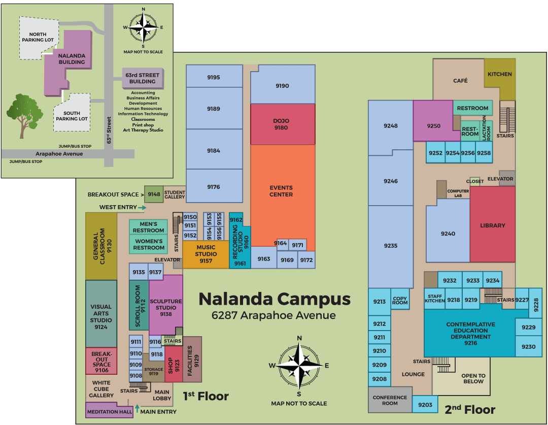 Nalanda Campus Map