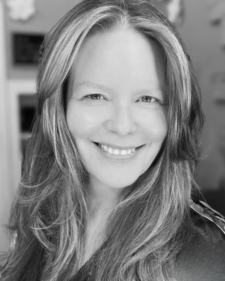 Selah Saterstrom black and white headshot