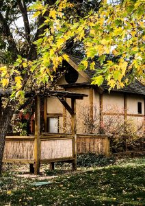 Naropa tea house autumn